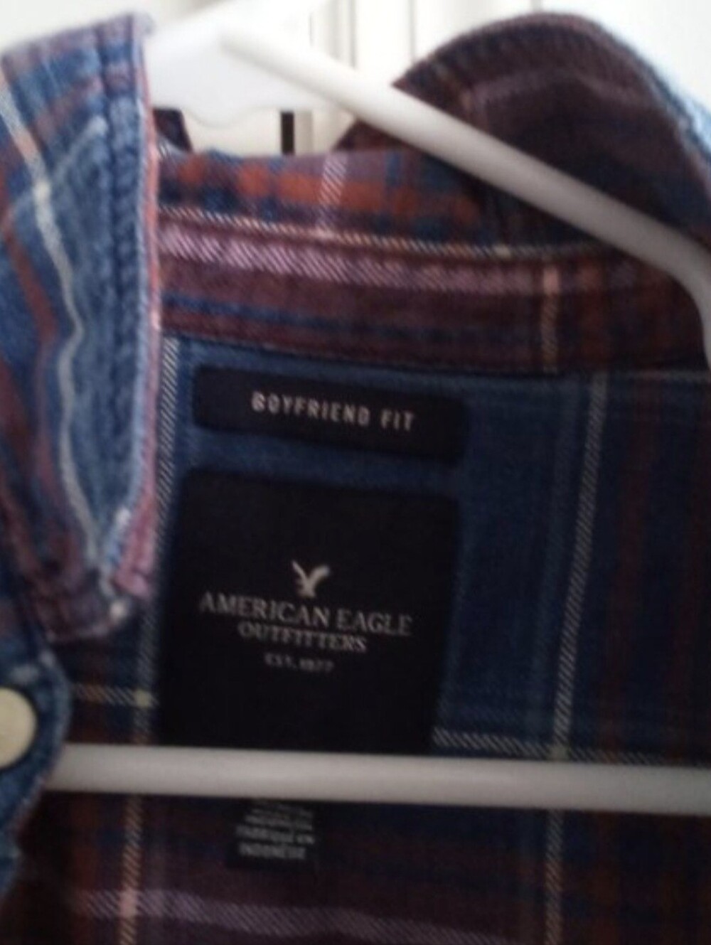 American Eagle Boyfriend Fit Flannel - Picture 4 of 4
